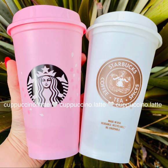 Starbucks Accessories - 🌸LAST SET🌸Starbucks Pink Sakura Petals & Pike Place Original Hot Cup